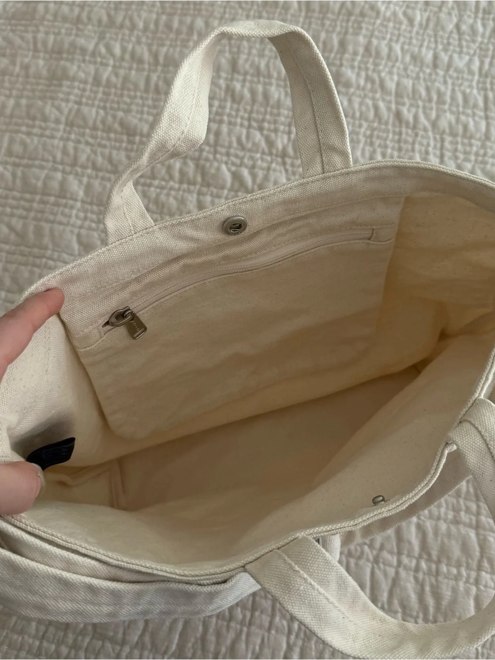 BAGGU natural canvas